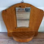 Vintage spiegel met houten frame